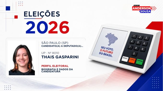 Thais Gasparini — Eleições 2026: quem é Thais Gasparini, candidato(a) a deputado(a) federal por São Paulo