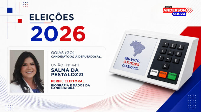 Salma da Pestalozzi — Eleições 2026: quem é Salma da Pestalozzi, candidato(a) a deputado(a) federal por Goiás