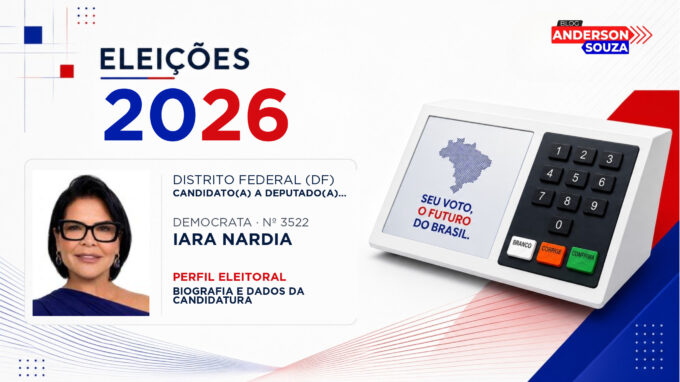 Iara Nardia — Eleições 2026: quem é Iara Nardia, candidato(a) a deputado(a) federal pelo Distrito Federal