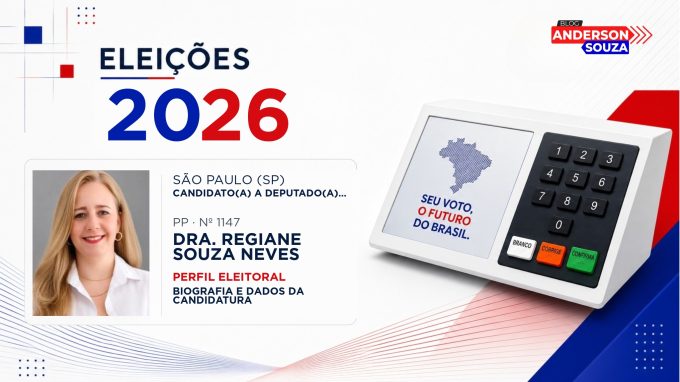Dra. Regiane Souza Neves — Eleições 2026: quem é Dra. Regiane Souza Neves, candidato(a) a deputado(a) federal por São Paulo