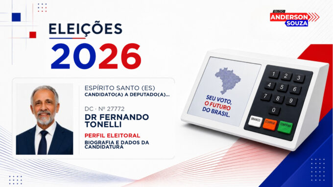 Dr Fernando Tonelli — Eleições 2026: quem é Dr Fernando Tonelli, candidato(a) a deputado(a) estadual no Espírito Santo