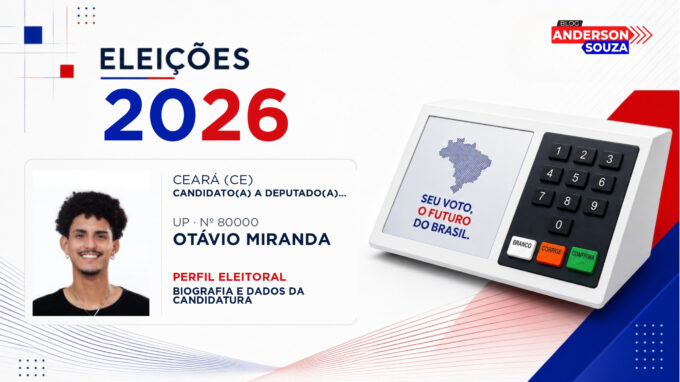 Otávio Miranda — Eleições 2026: quem é Otávio Miranda, candidato(a) a deputado(a) estadual no Ceará