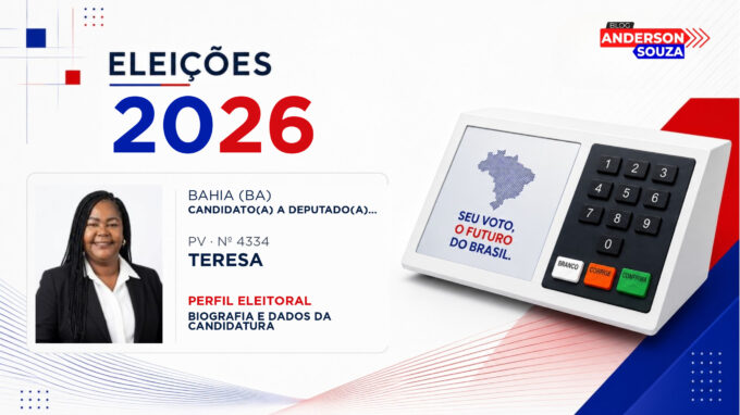 Teresa — Eleições 2026: quem é Teresa, candidato(a) a deputado(a) federal pela Bahia
