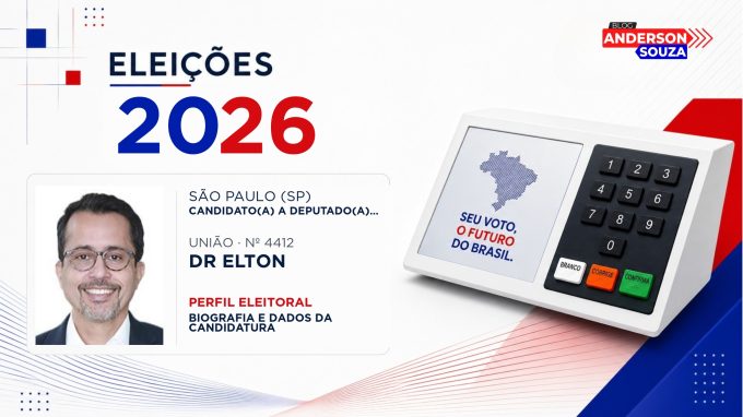 Dr Elton — Eleições 2026: quem é Dr Elton, candidato(a) a deputado(a) federal por São Paulo