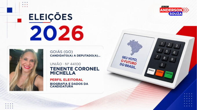Tenente Coronel Michella — Eleições 2026: quem é Tenente Coronel Michella, candidato(a) a deputado(a) estadual em Goiás