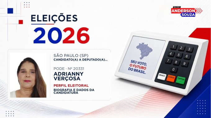 Adrianny Verçosa — Eleições 2026: quem é Adrianny Verçosa, candidato(a) a deputado(a) estadual em São Paulo