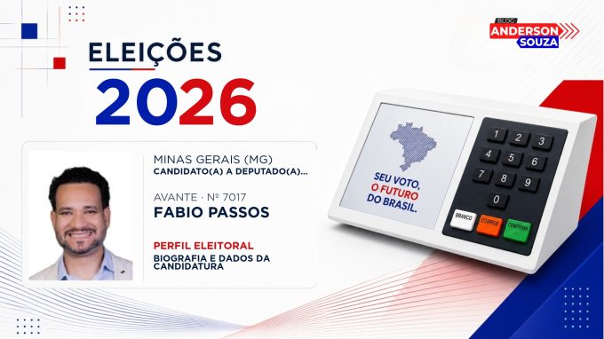 Fabio Passos — Eleições 2026: quem é Fabio Passos, candidato(a) a deputado(a) federal por Minas Gerais