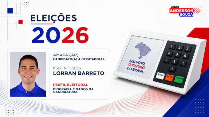 Lorran Barreto — Eleições 2026: quem é Lorran Barreto, candidato(a) a deputado(a) estadual no Amapá