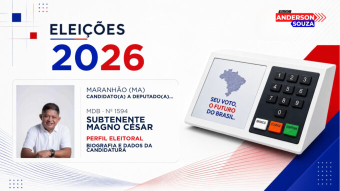 Subtenente Magno César — Eleições 2026: quem é Subtenente Magno César, candidato(a) a deputado(a) federal pelo Maranhão