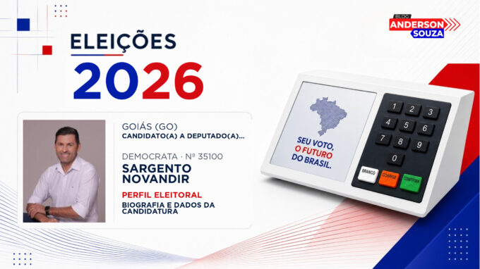 Sargento Novandir — Eleições 2026: quem é Sargento Novandir, candidato(a) a deputado(a) estadual em Goiás