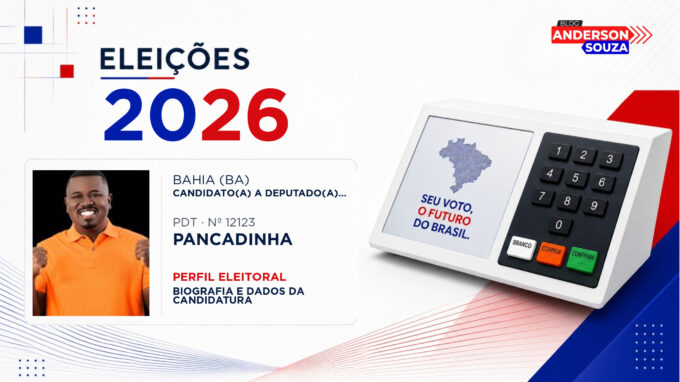 Pancadinha — Eleições 2026: quem é Pancadinha, candidato(a) a deputado(a) estadual na Bahia