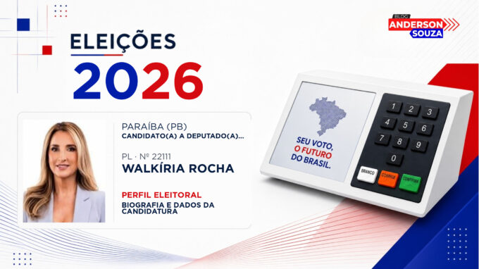 Walkíria Rocha — Eleições 2026: quem é Walkíria Rocha, candidato(a) a deputado(a) estadual na Paraíba