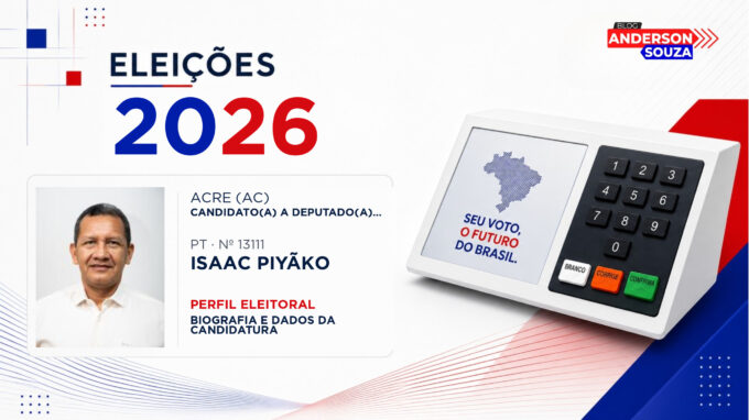 Isaac Piyãko — Eleições 2026: quem é Isaac Piyãko, candidato(a) a deputado(a) estadual no Acre