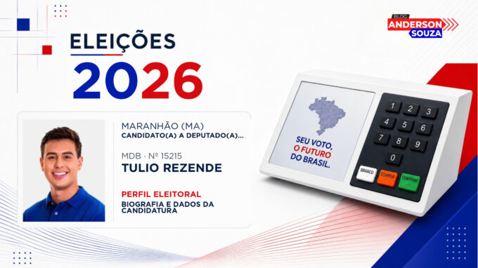 Tulio Rezende — Eleições 2026: quem é Tulio Rezende, candidato(a) a deputado(a) estadual no Maranhão