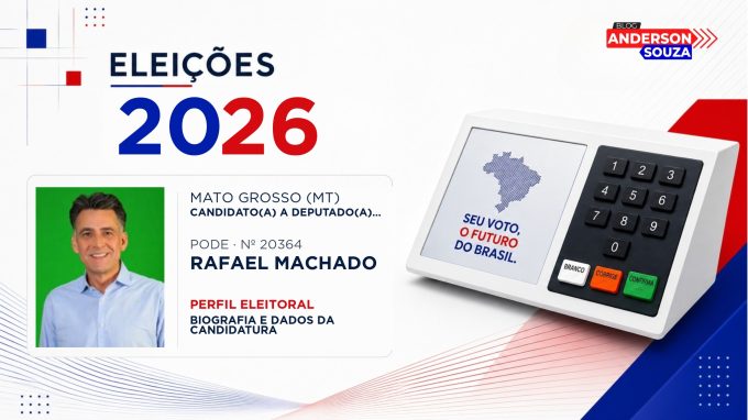 Rafael Machado — Eleições 2026: quem é Rafael Machado, candidato(a) a deputado(a) estadual em Mato Grosso