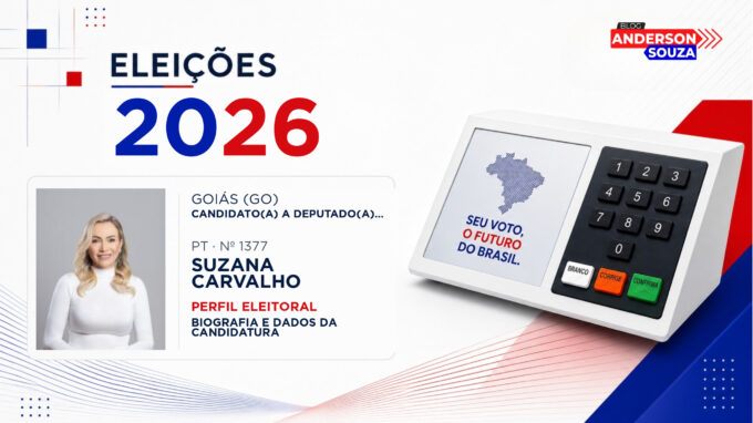Suzana Carvalho — Eleições 2026: quem é Suzana Carvalho, candidato(a) a deputado(a) federal por Goiás