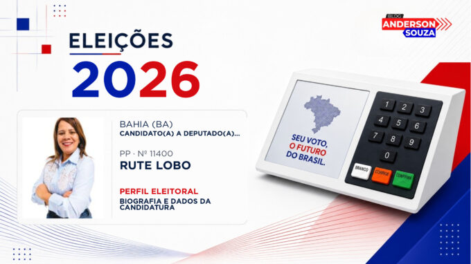 Rute Lobo — Eleições 2026: quem é Rute Lobo, candidato(a) a deputado(a) estadual na Bahia