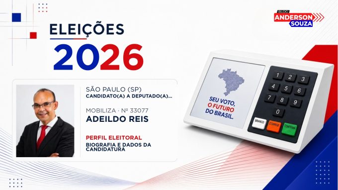 Adeildo Reis — Eleições 2026: quem é Adeildo Reis, candidato(a) a deputado(a) estadual em São Paulo