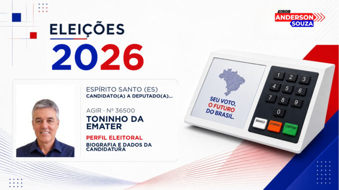 Toninho da Emater — Eleições 2026: quem é Toninho da Emater, candidato(a) a deputado(a) estadual no Espírito Santo