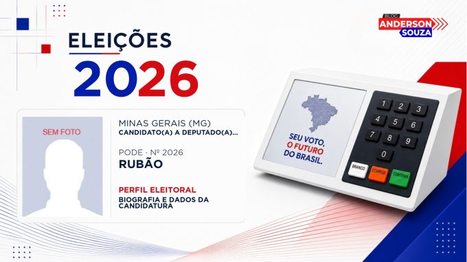 Rubão — Eleições 2026: quem é Rubão, candidato(a) a deputado(a) federal por Minas Gerais