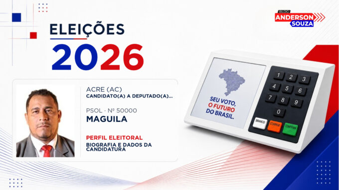 Maguila — Eleições 2026: quem é Maguila, candidato(a) a deputado(a) estadual no Acre