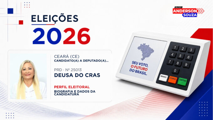 Deusa do Cras — Eleições 2026: quem é Deusa do Cras, candidato(a) a deputado(a) estadual no Ceará