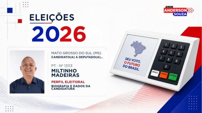 Miltinho Madeiras — Eleições 2026: quem é Miltinho Madeiras, candidato(a) a deputado(a) estadual em Mato Grosso do Sul