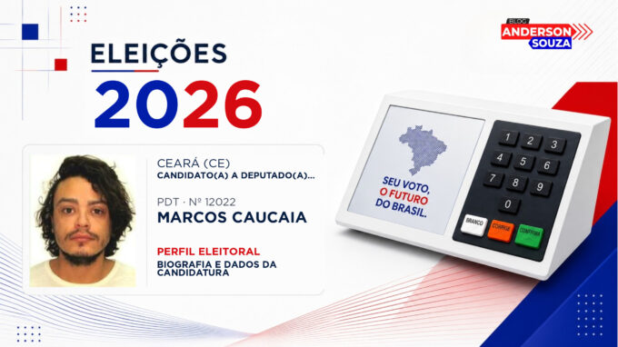 Marcos Caucaia — Eleições 2026: quem é Marcos Caucaia, candidato(a) a deputado(a) estadual no Ceará