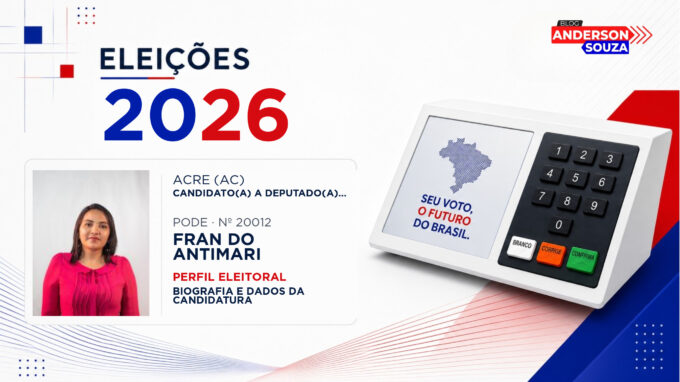 Fran do Antimari — Eleições 2026: quem é Fran do Antimari, candidato(a) a deputado(a) estadual no Acre