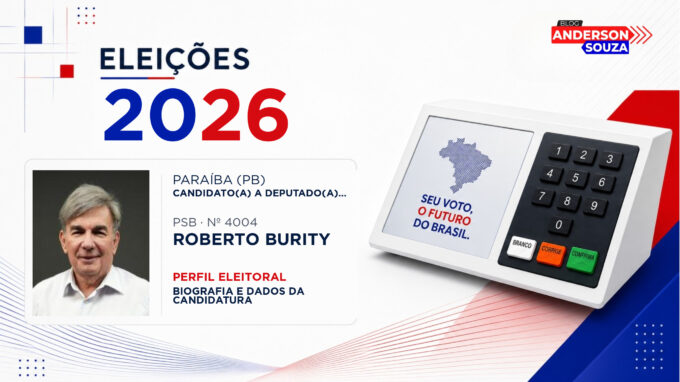Roberto Burity — Eleições 2026: quem é Roberto Burity, candidato(a) a deputado(a) federal pela Paraíba