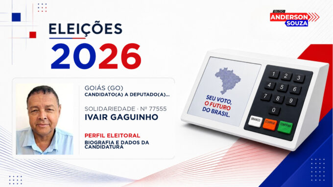 Ivair Gaguinho — Eleições 2026: quem é Ivair Gaguinho, candidato(a) a deputado(a) estadual em Goiás