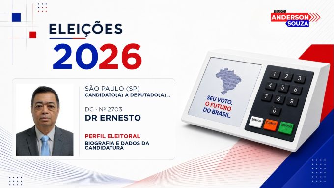 Dr Ernesto — Eleições 2026: quem é Dr Ernesto, candidato(a) a deputado(a) federal por São Paulo
