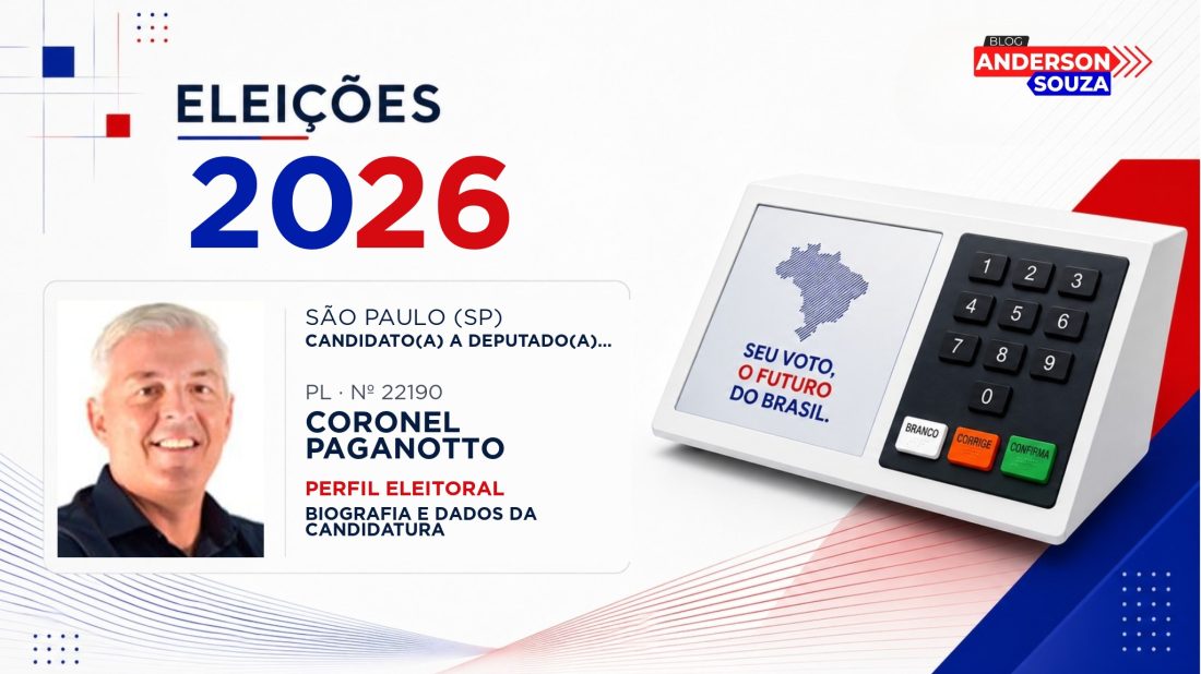 Coronel Paganotto — Eleições 2026: quem é Coronel Paganotto, candidato(a) a deputado(a) estadual em São Paulo