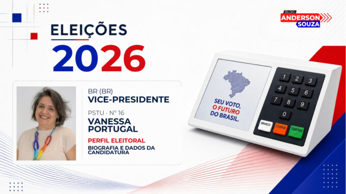 Vanessa Portugal · Eleições 2026: quem é Vanessa Portugal, Vice na chapa de Hertz Dias