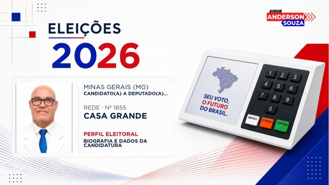 Casa Grande — Eleições 2026: quem é Casa Grande, candidato(a) a deputado(a) federal por Minas Gerais