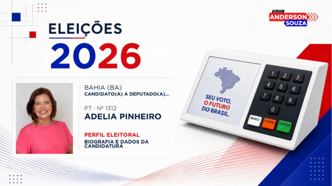 Adelia Pinheiro — Eleições 2026: quem é Adelia Pinheiro, candidato(a) a deputado(a) federal pela Bahia