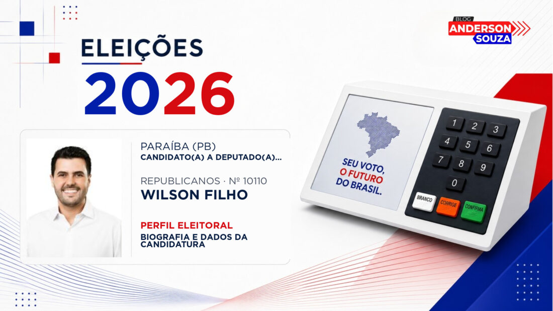 Wilson Filho — Eleições 2026: quem é Wilson Filho, candidato(a) a deputado(a) estadual na Paraíba