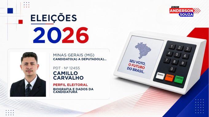 Camillo Carvalho — Eleições 2026: quem é Camillo Carvalho, candidato(a) a deputado(a) estadual em Minas Gerais