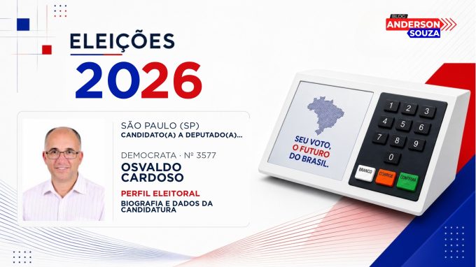 Osvaldo Cardoso — Eleições 2026: quem é Osvaldo Cardoso, candidato(a) a deputado(a) federal por São Paulo