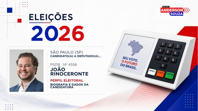 João Rinoceronte — Eleições 2026: quem é João Rinoceronte, candidato(a) a deputado(a) federal por São Paulo