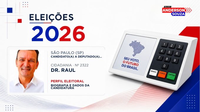 Dr. Raul — Eleições 2026: quem é Dr. Raul, candidato(a) a deputado(a) federal por São Paulo