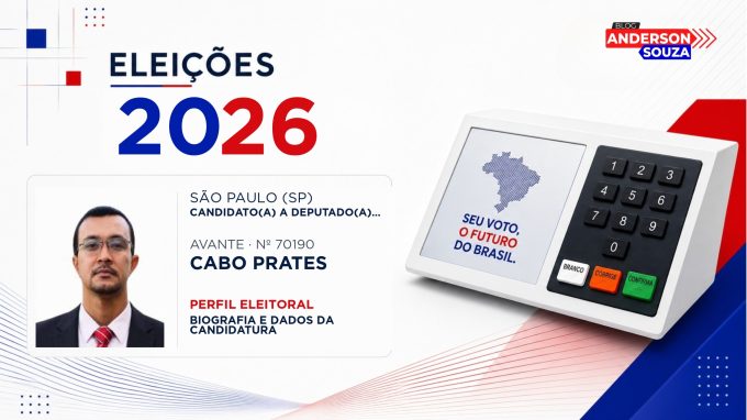 Cabo Prates — Eleições 2026: quem é Cabo Prates, candidato(a) a deputado(a) estadual em São Paulo