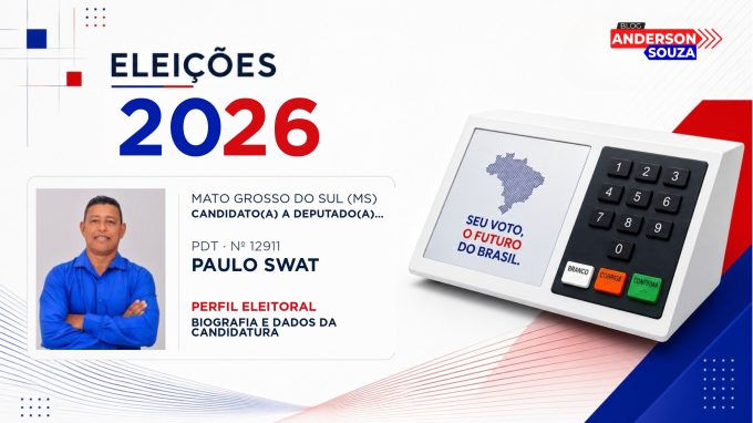 Paulo Swat — Eleições 2026: quem é Paulo Swat, candidato(a) a deputado(a) estadual em Mato Grosso do Sul