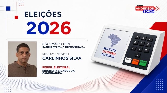 Carlinhos Silva — Eleições 2026: quem é Carlinhos Silva, candidato(a) a deputado(a) estadual em São Paulo