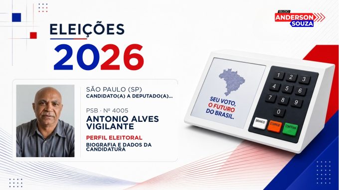 Antonio Alves Vigilante — Eleições 2026: quem é Antonio Alves Vigilante, candidato(a) a deputado(a) federal por São Paulo