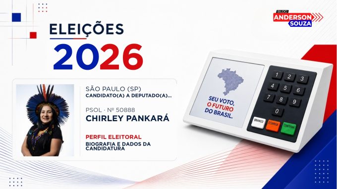 Chirley Pankará — Eleições 2026: quem é Chirley Pankará, candidato(a) a deputado(a) estadual em São Paulo