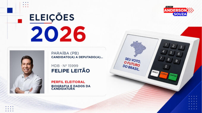Felipe Leitão — Eleições 2026: quem é Felipe Leitão, candidato(a) a deputado(a) estadual na Paraíba