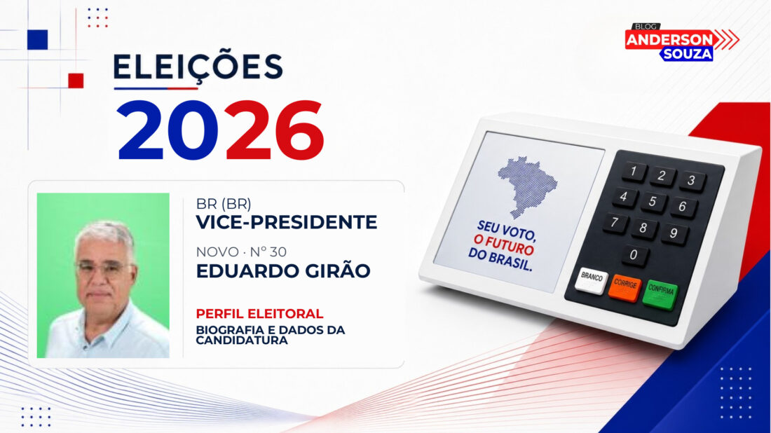 Eduardo Girão · Eleições 2026: quem é Eduardo Girão, Vice na chapa de Zema