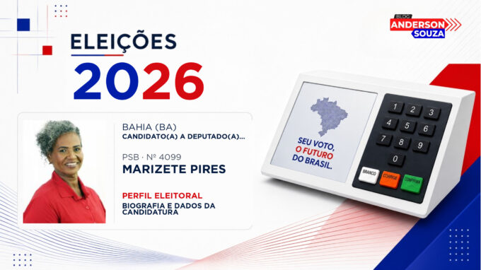Marizete Pires — Eleições 2026: quem é Marizete Pires, candidato(a) a deputado(a) federal pela Bahia