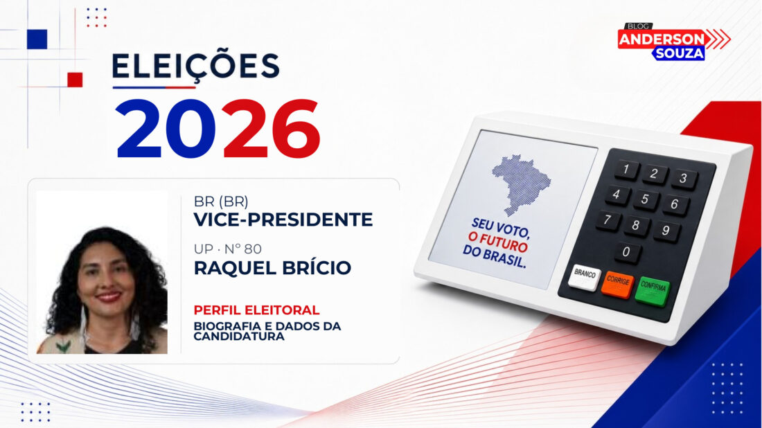 Raquel Brício · Eleições 2026: quem é Raquel Brício, Vice na chapa de Samara